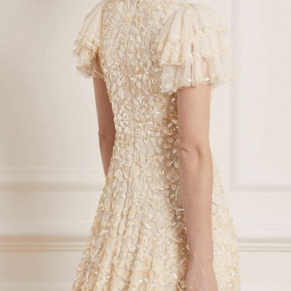 BHLDN Needle Thread Party Dress fits size US 0 2 $560 - Picture 9 of 14